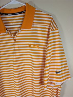 Nike Golf Dri-FIT Tennessee Volunteers Polo | Men’s XXL | UT Vols Orange & White